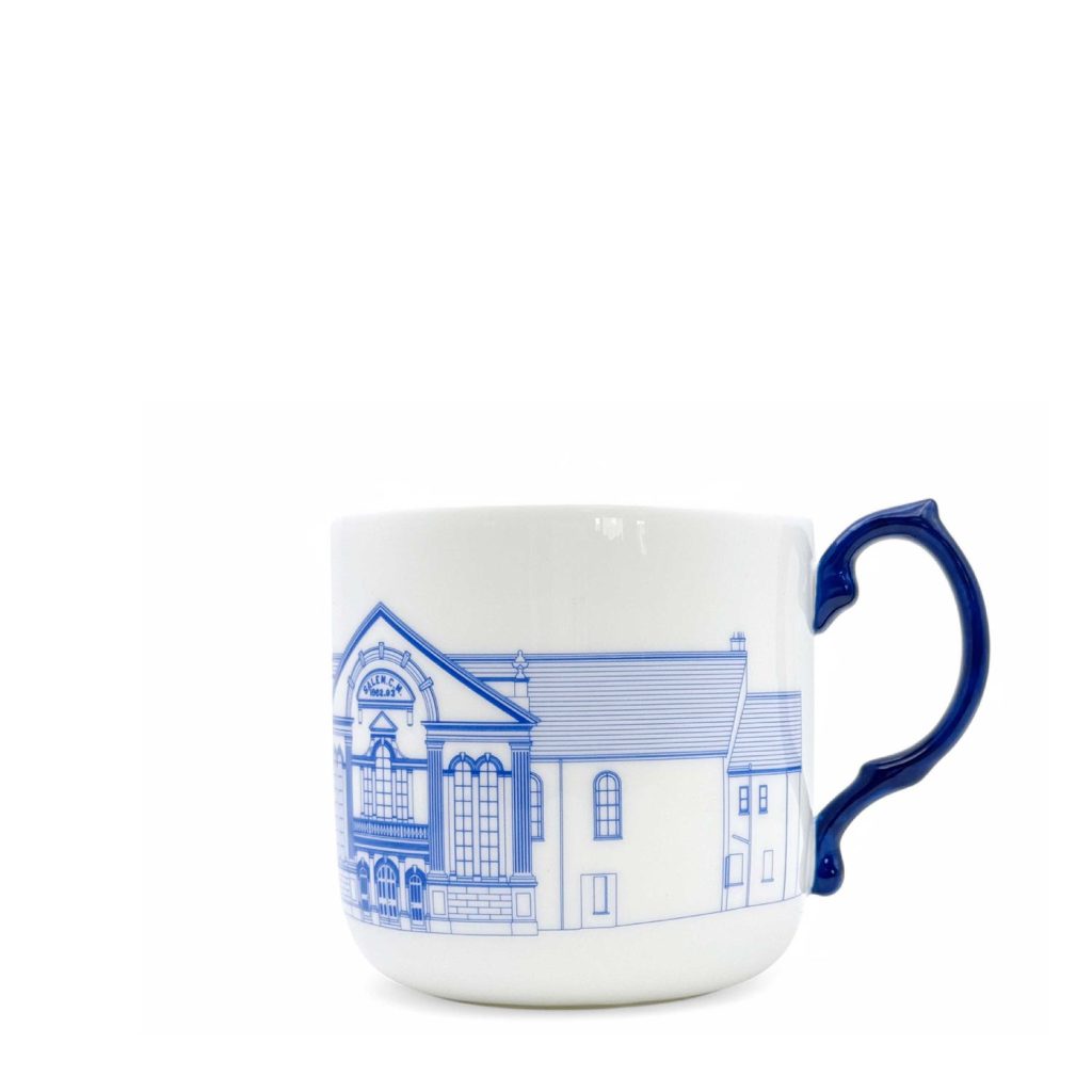 Capel Salem mug blue & black