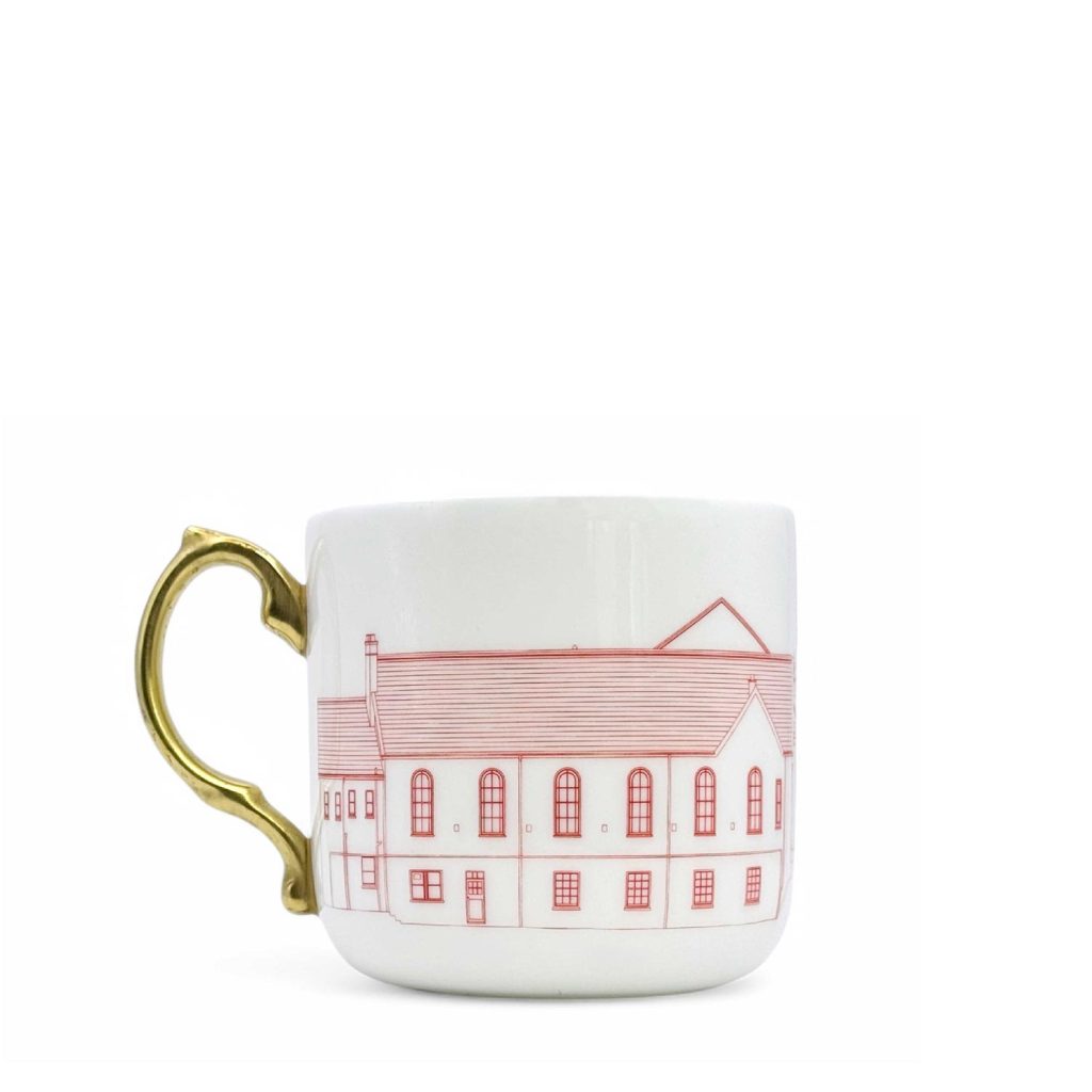 Capel Salem mug red & gold