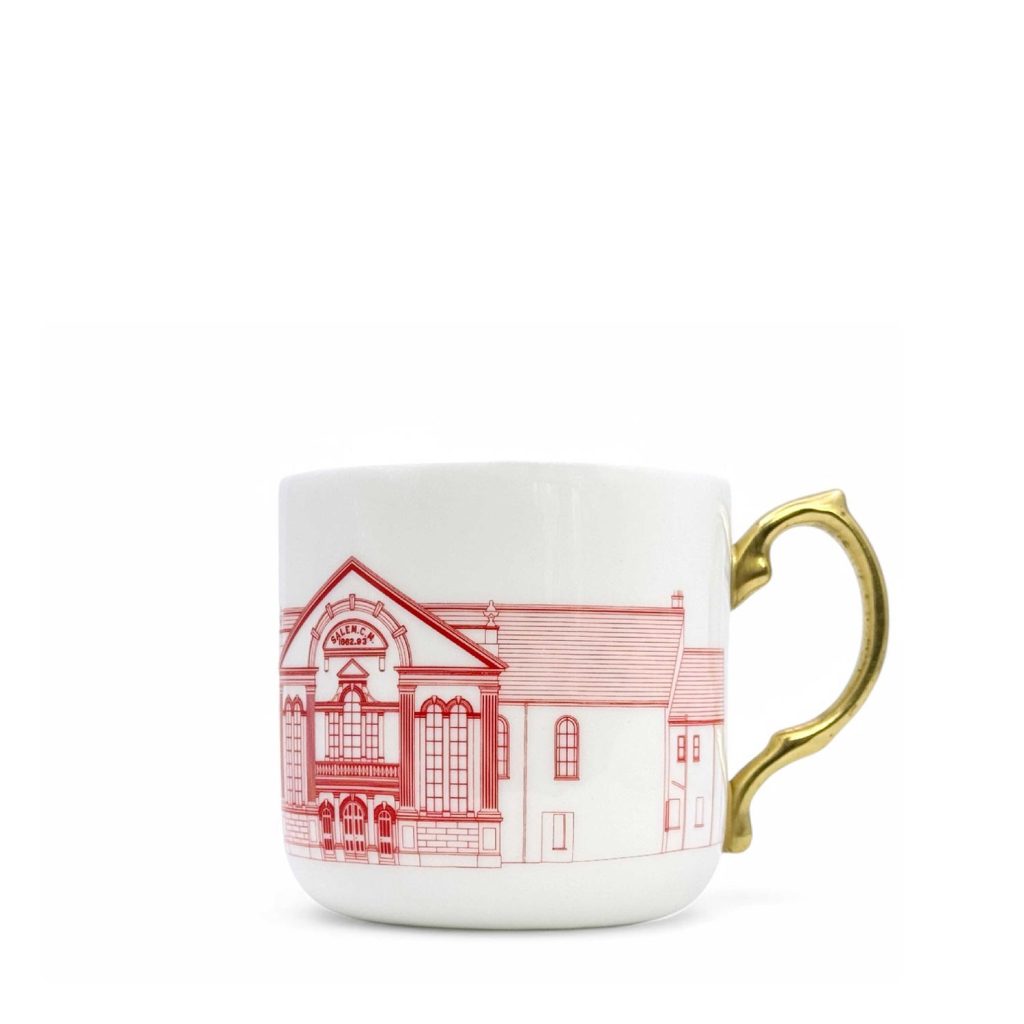 Capel Salem mug Red & Gold