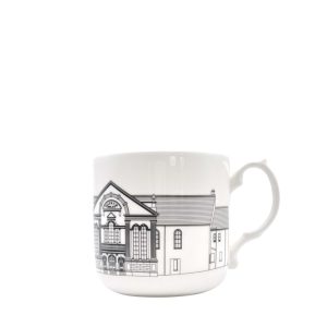 Capel Salem Mug - Black with White Handle