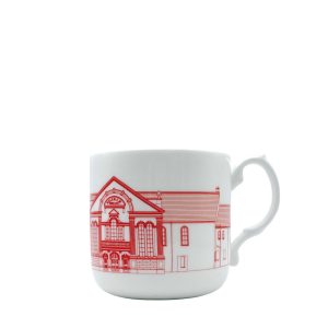 Capel Salem Mug - Red with White Handle